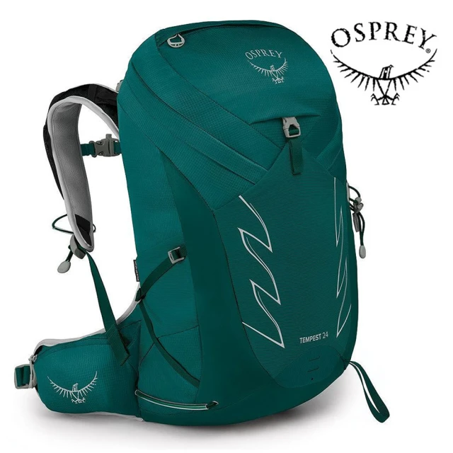 OspreyOsprey Tempest 24 輕量化登山背包 女 碧玉綠(健行背包 單車背包 快速移動運動背包)
