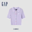 【GAP】女裝 Logo翻領短袖針織衫-多色可選(873677)