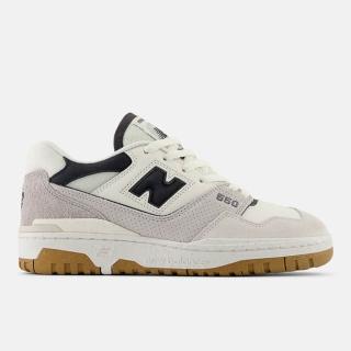 【NEW BALANCE】女 復古鞋 休閒 運動 B楦 NB 550 皮革 穿搭 膠底 海鹽灰(BBW550TA)