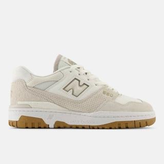 【NEW BALANCE】女 復古鞋 休閒 運動 B楦 NB 550 皮革 簡約 穿搭 膠底 米(BBW550TB)