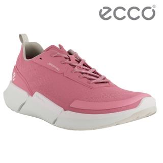 【ecco】BIOM 2.2 W 健步透氣輕盈休閒運動鞋 女鞋(鮮粉紅 83075351484)