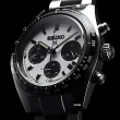 【SEIKO 精工】PROSPEX系列太陽能計時腕錶39㎜白色熊貓款 SK004(SSC813P1/V192-0AF0S)