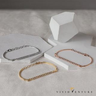 【Vividventure 亞帝芬奇】14K 50分 天然真鑽 鑽石 手鍊 馬術精神(三色任選)