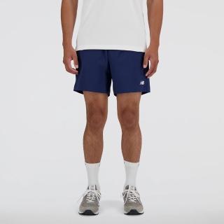 【NEW BALANCE】NB 短褲 男款 運動褲 慢跑 美規 藍 MS41517NNY