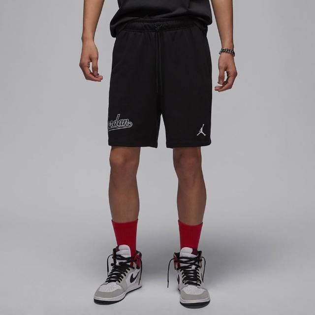 【NIKE 耐吉】短褲 男款 運動短褲 喬丹 AS M J FLT MVP FLC SHORT 黑 FN4701-010