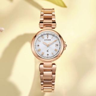 【CITIZEN 星辰】XC 亞洲限定版 光動能電波萬年曆女錶 手錶 送禮 推薦(EC1037-69A)