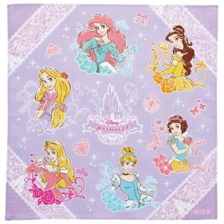 【COMBO!】日本製頂級迪士尼公主100%純棉手帕30 x 30 cm(方巾擦手布/嬰兒紗布巾)