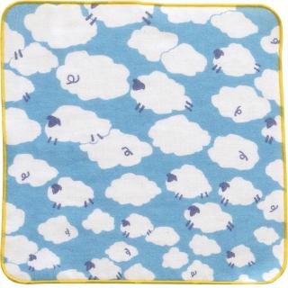 【COMBO!】日本製頂級100%純棉無撚糸毛巾手帕25 x 25 cm(洗臉毛巾/方巾擦手布/嬰兒紗布巾毛巾布雙面設計)