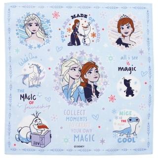 【COMBO!】日本製頂級迪士尼冰雪奇緣100%純棉手帕30 x 30 cm(方巾擦手布/嬰兒紗布巾)