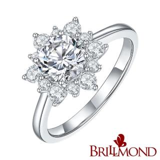 【BRILLMOND JEWELRY】GIA 天然鑽石 1克拉E/VS1 3EX NONE鉑金香燦鑽戒(E/VS1 3EX NONE PT950鉑金台)