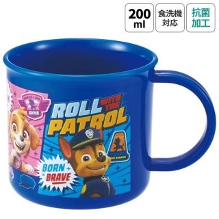 【DAIDOKORO】日本製汪汪隊頂級耐高溫抗菌防摔環保水杯200 ml(兒童學習杯/嬰幼兒學飲塑膠杯/洗碗機適用)