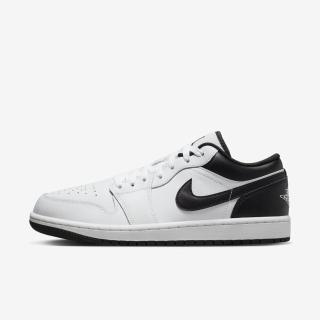 【NIKE 耐吉】Air Jordan 1 Low 男 休閒鞋 運動 喬丹 AJ1 低筒 陰陽 白黑(553558-132)