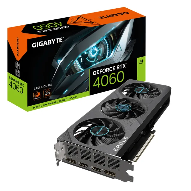 【GIGABYTE 技嘉】組合套餐(美光 DDR4 3200 16G+美光 P3 Plus 2TB SSD+技嘉 N4060EAGLE OC-8GD)