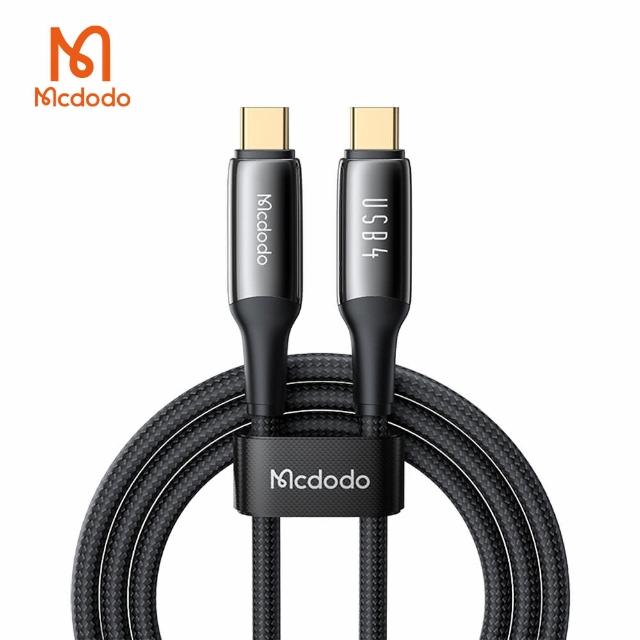 【Mcdodo】麥多多 Type-C to Type-C PD快充 120cm充電線(支援8K投影/USB4.0/CA-299)