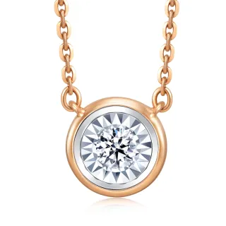 【點睛品】Daily Luxe 炫幻星光 18K金鑽石項鍊