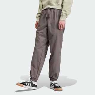 【adidas 愛迪達】長褲 男款 運動褲 三葉草 亞規 P ESS PANTS WV 棕灰 IU2338