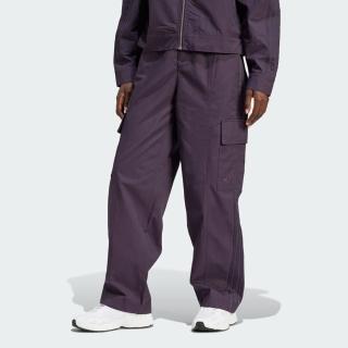 【adidas 愛迪達】長褲 男款 休閒褲 三葉草 RIPSTOP PANT 紫 IT9031