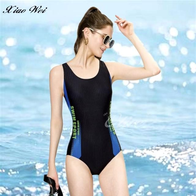 【梅林品牌】流行大女三角連身泳裝(NO.M34018)