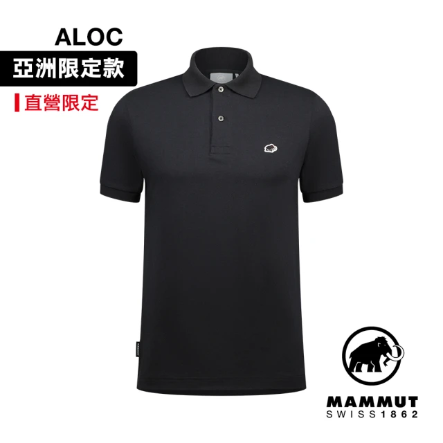 【Mammut 長毛象】Matrix Polo Shirt AF Men 日系輕量快乾Polo衫 黑PRT1 男款 #1017-00402