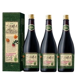 【大漢酵素】青汁冬蟲夏草菌絲體蔬果植物醱酵液 3入組(720ml/瓶)-冬蟲夏草 酵素 蔬果精華 順暢 補體 全素