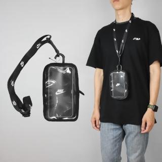 【NIKE 耐吉】手機斜揹包 Club Phone Crossbody Bag 黑 白 可觸控 防撕裂 斜揹包 手機包(N100909609-1OS)