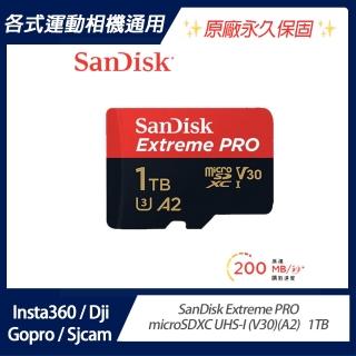 【SanDisk 晟碟】ExtremePRO microSDXC UHS-I 1TB 記憶卡