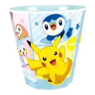 【DAIDOKORO】波加曼皮卡丘便攜式抗菌防摔環保水杯270 ml(寶可夢兒童學習杯/嬰幼兒學飲塑膠杯)
