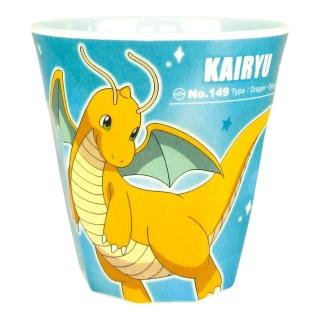 【DAIDOKORO】快龍皮卡丘抗菌防摔環保水杯270 ml(寶可夢兒童學習杯/嬰幼兒學飲塑膠杯)