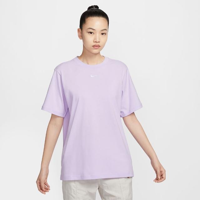 【NIKE 耐吉】上衣 女款 短袖上衣 運動 AS W NSW TEE ESSNTL LBR 淺紫 FD4150-511(2S3719)