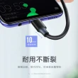 【綠聯】1M USB-A to Type-C高速手機傳輸充電線 快充(黑色升級版/3A快充/1米)