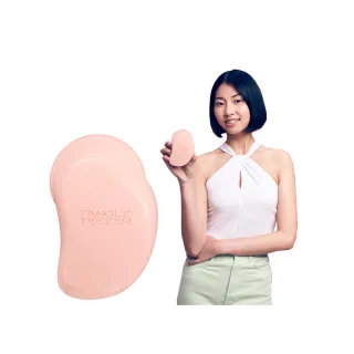 【TANGLE TEEZER 提碁】英倫時尚梳-粉紫色(護髮梳/順髮梳/濕髮梳/抗糾結/抗毛躁/王妃梳)