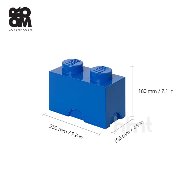 【Room Copenhagen】Room Copenhagen LEGO☆ Storage Brick 2樂高積木經典方塊二收納盒(樂高收納盒)