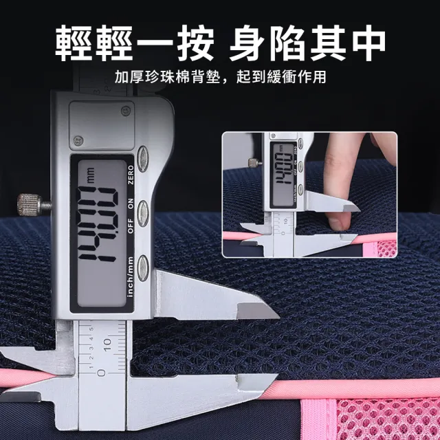 【Starshop】學院風減壓護脊後背包 超輕量書包 學生書包 男童/女童 國小1-6年級 雙肩書包(開學禮物)