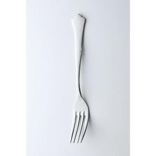 【DAIDOKORO】日本製維多利亞風頂級耐高溫抗菌304不鏽鋼叉子18.3 cm(銀色/洗碗機適用)