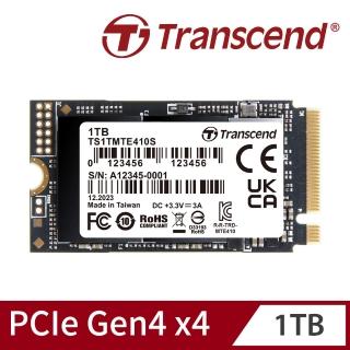 【Transcend 創見】MTE410S 1TB M.2 2242 PCIe Gen4x4 SSD固態硬碟(TS1TMTE410S 新舊包裝隨機出貨)