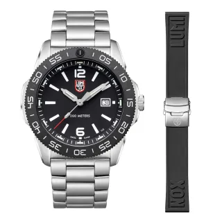 【LUMINOX 雷明時】Pacific Diver太平洋潛行者(石墨黑 /44mm 3122)