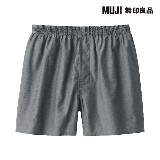 【MUJI 無印良品】男柔滑前開平口褲(共5色)