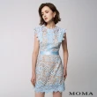 【MOMA】浪漫蕾絲層次洋裝(淺藍色)