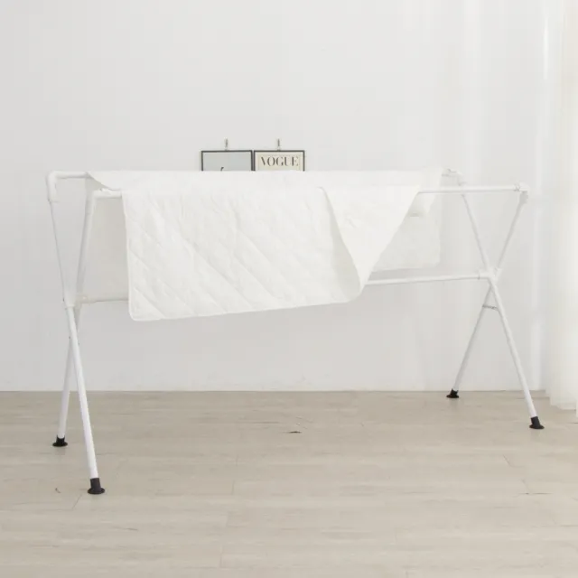 【IDEA】2.5米伸縮摺疊加厚X型曬衣架(可升降/晾曬架)