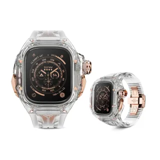 【Golden Concept】Apple Watch 49mm 保護殼 RSTR49 半透明錶殼/半透明橡膠錶帶(鈦合金/高密度矽橡膠)