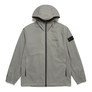 【國家地理服飾官方旗艦】男女同款URBAN CITY WINDSTOPPER BY GORE-TEX LAB 防風外套 -卡其色
