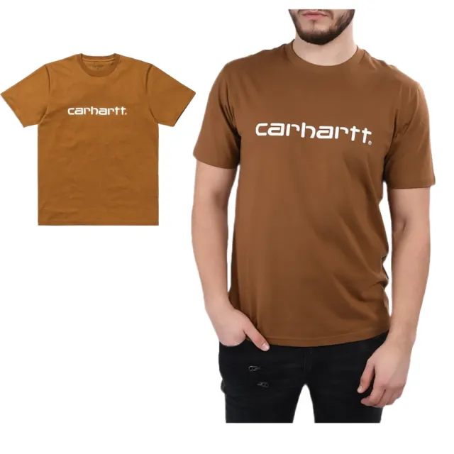【carhartt】Carhartt wip 純棉 基本款字母logo 圓領 短袖T恤 多色可選(美國進口平行輸入)
