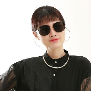 【ASLLY】視覺搶眼多邊無框墨鏡