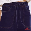 【BRAPPERS】女款 冰膚美丹寧系列-冰膚高腰微彈大直筒褲(深藍)