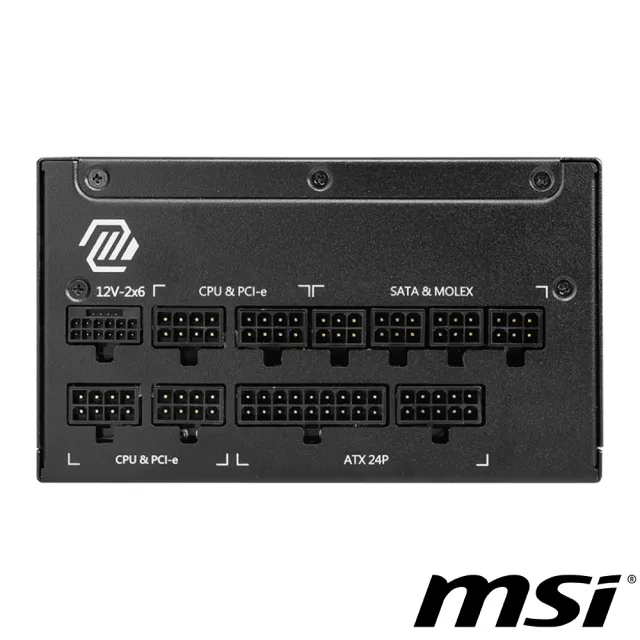 【MSI 微星】MAG A1000GL PCIE5 金牌 電源供應器(無痛升級A1250GL PCIE5)