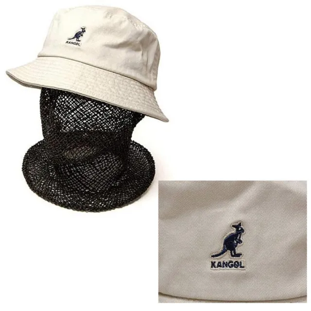 【KANGOL】WASHED BUCKET 漁夫帽 帽子 兩色可選(美國進口平行輸入)