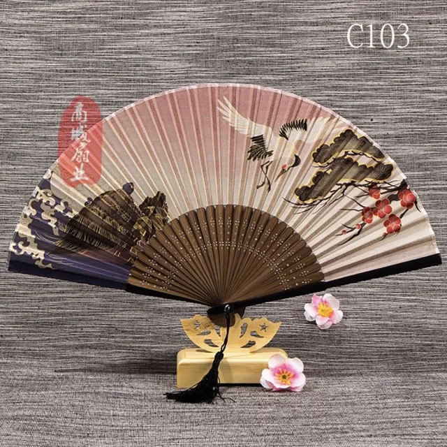 【SKIP 四季織】「摺疊扇子-送扇套」台灣現貨供應(摺疊扇子)
