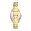 【FOSSIL】Scarlette 流金環刻日曆女錶 金色不鏽鋼錶帶 32MM(ES5338)