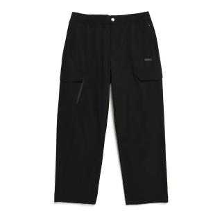 【國家地理服飾官方旗艦】男裝 URBAN 口袋工裝長褲 - 炭黑色(男款長褲/多功能拉鍊設計)
