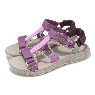 【MERRELL】涼拖鞋 Bravada 2 Strap Sport 女鞋 紫 粉 快乾 緩衝 抓地 戶外鞋(ML037796)